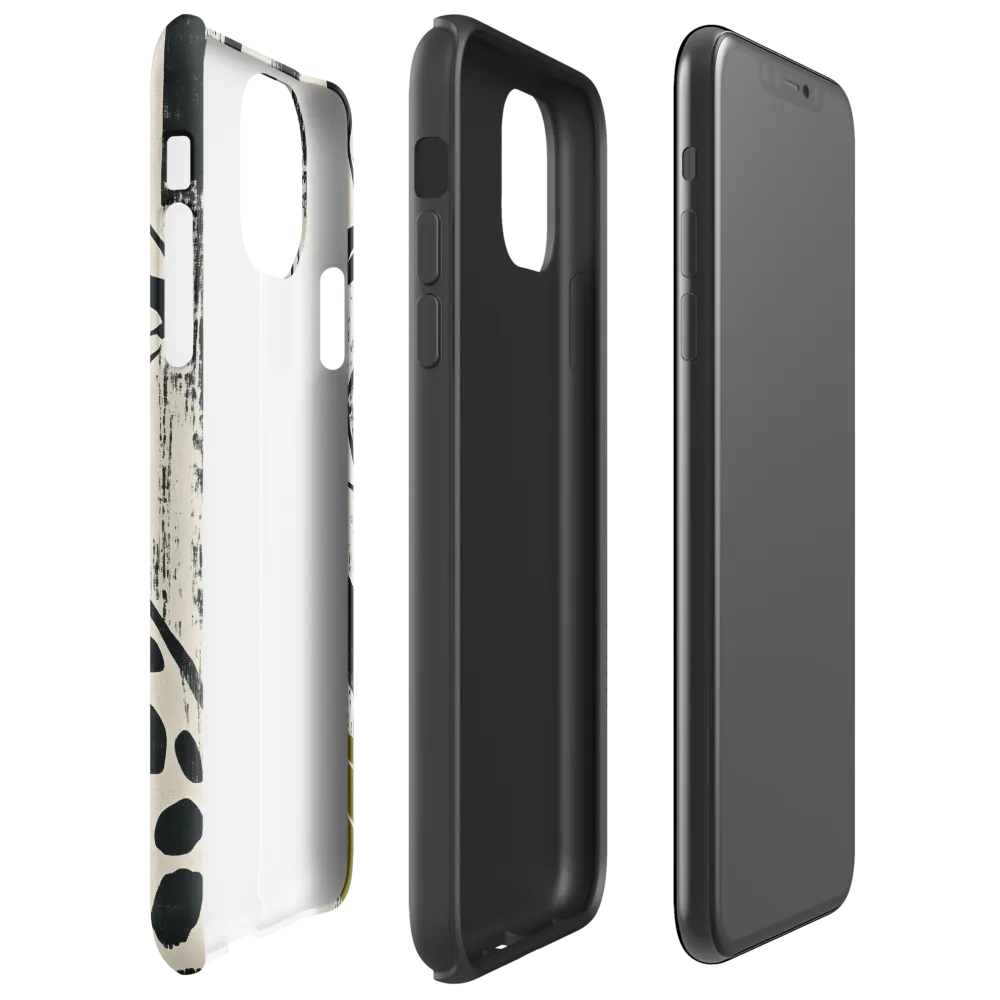 Leopard in Silhouette: A Modern Appeal | Phone Case |  11 Pro Max | Tough Case | Matte