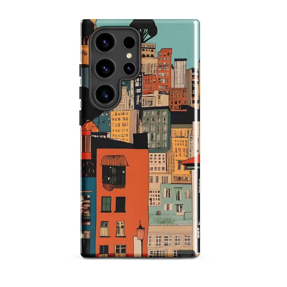 Urban Fusion: A Colorful Cityscape