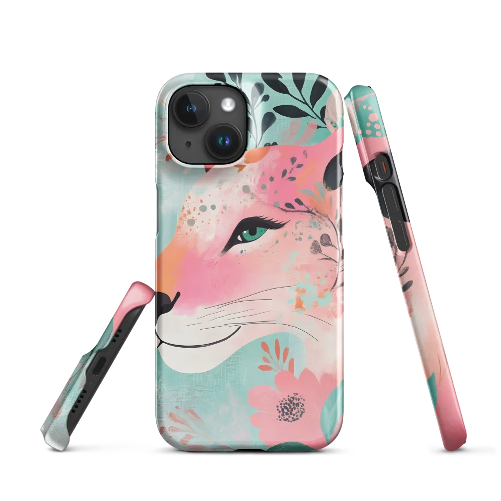 Whimsical Majesty: A Floral Lion