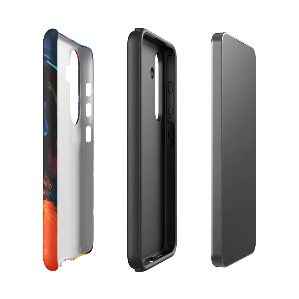 Vibrant Companions: An Expression of Canine Spirit | Phone Case |  S24 | Tough Case | Matte