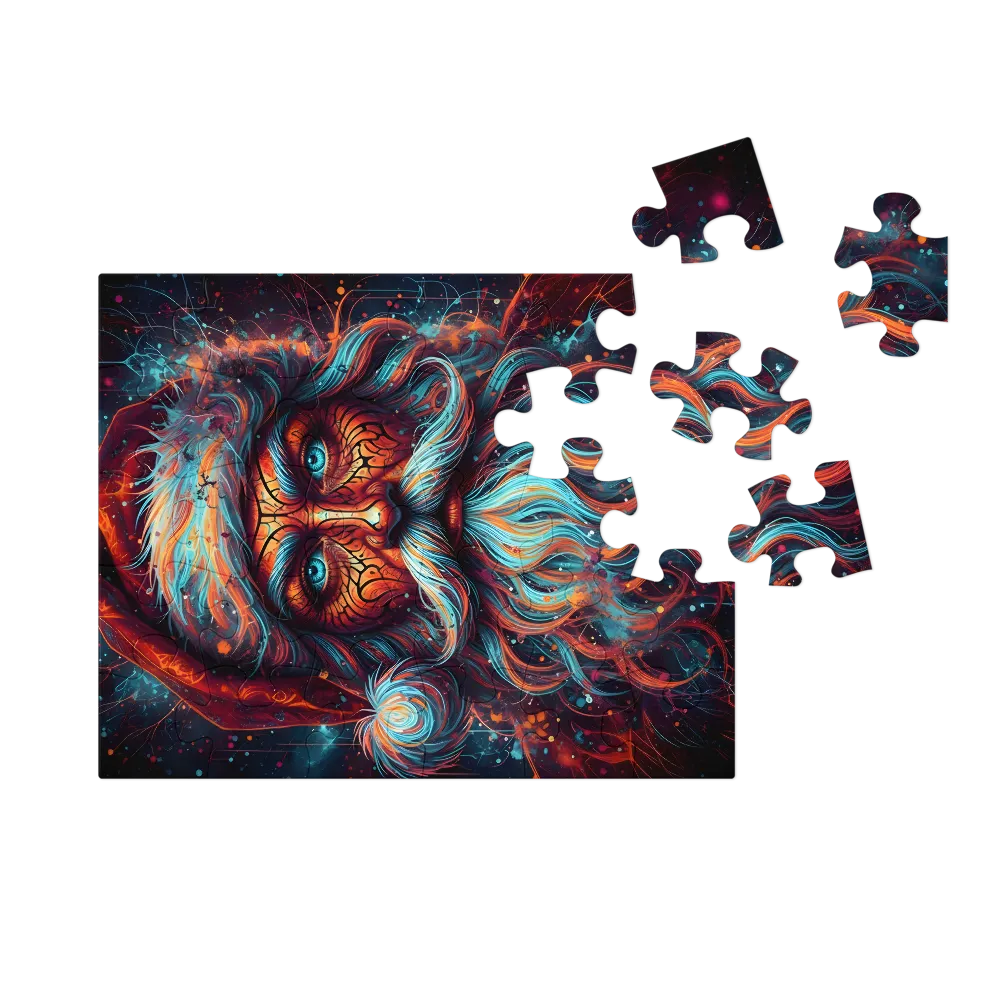 Astral Saint Nicholas 
 Jigsaw Puzzle in Tin Box
