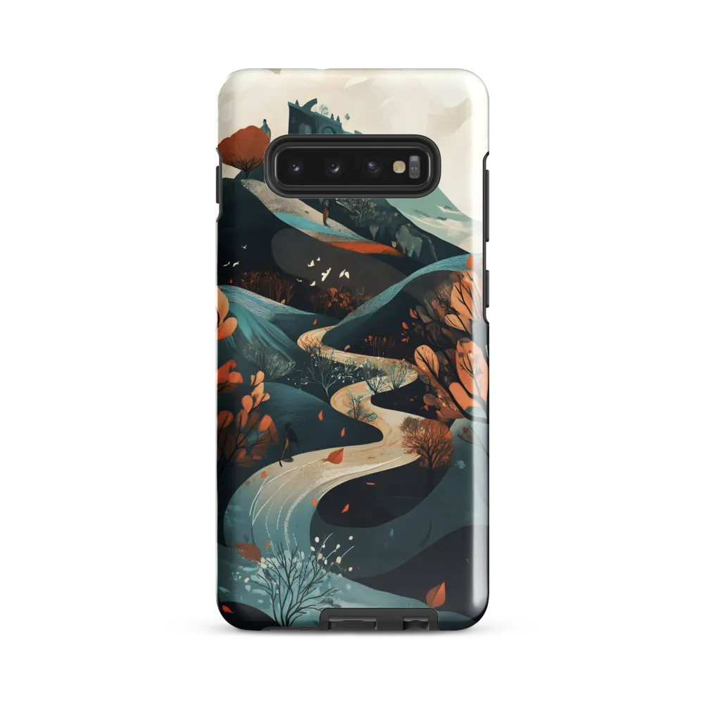 Whispers of Autumn: A Serene Landscape | Phone Case |  S10 Plus | Tough Case | Glossy