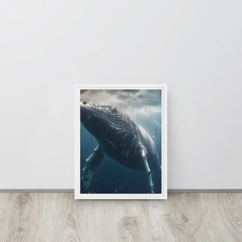 Graced by the Depths | Canvas with White Frame | 11″×14″