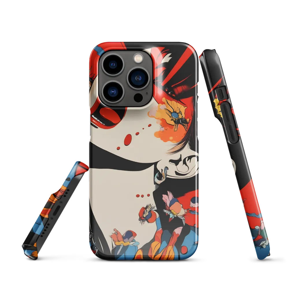 Vibrant Expression | Phone Case |  14 Pro | Snap Case | Glossy