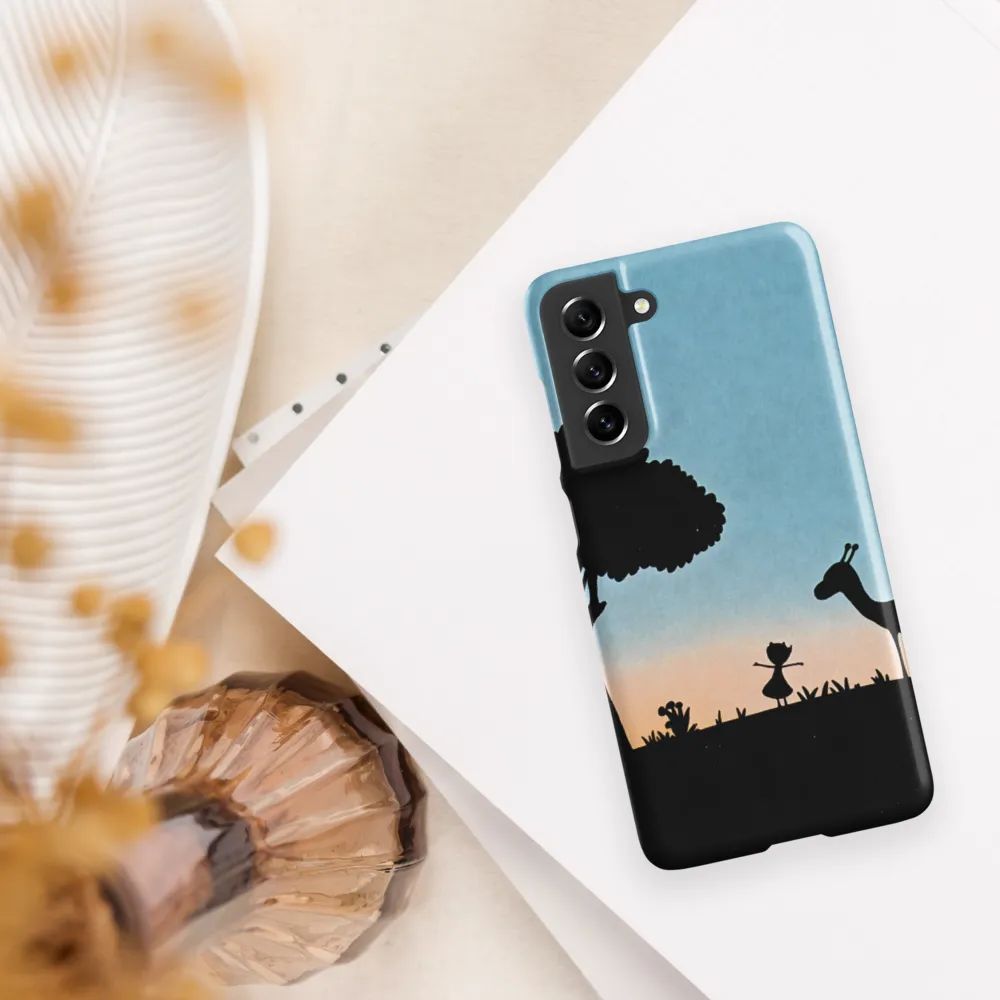 Curiosity in the Silhouette | Phone Case |  S21 FE | Snap Case | Matte