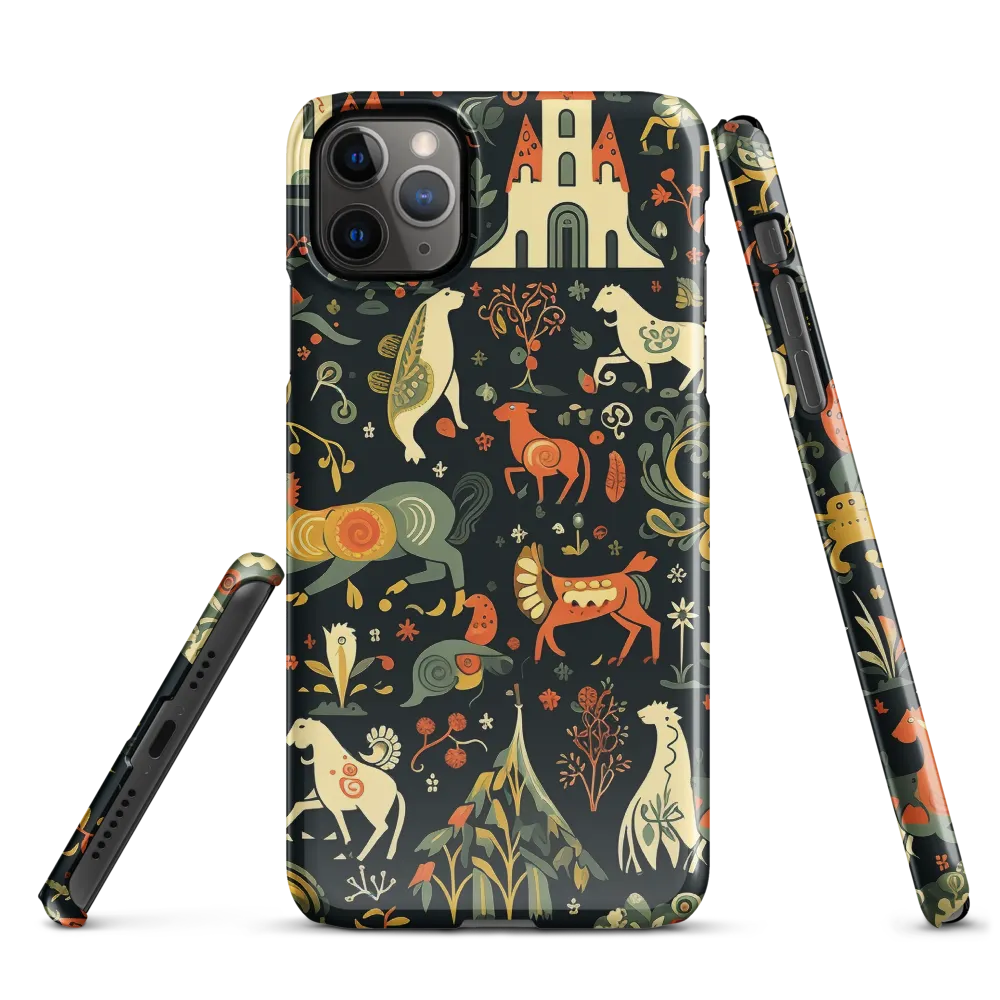 Whimsical Forest: A Folk Art Journey | Phone Case |  11 Pro Max | Snap Case | Glossy