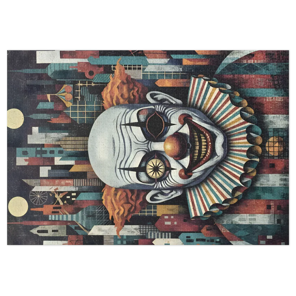 Urban Carnival Nightmare 
 Jigsaw Puzzle in Tin Box