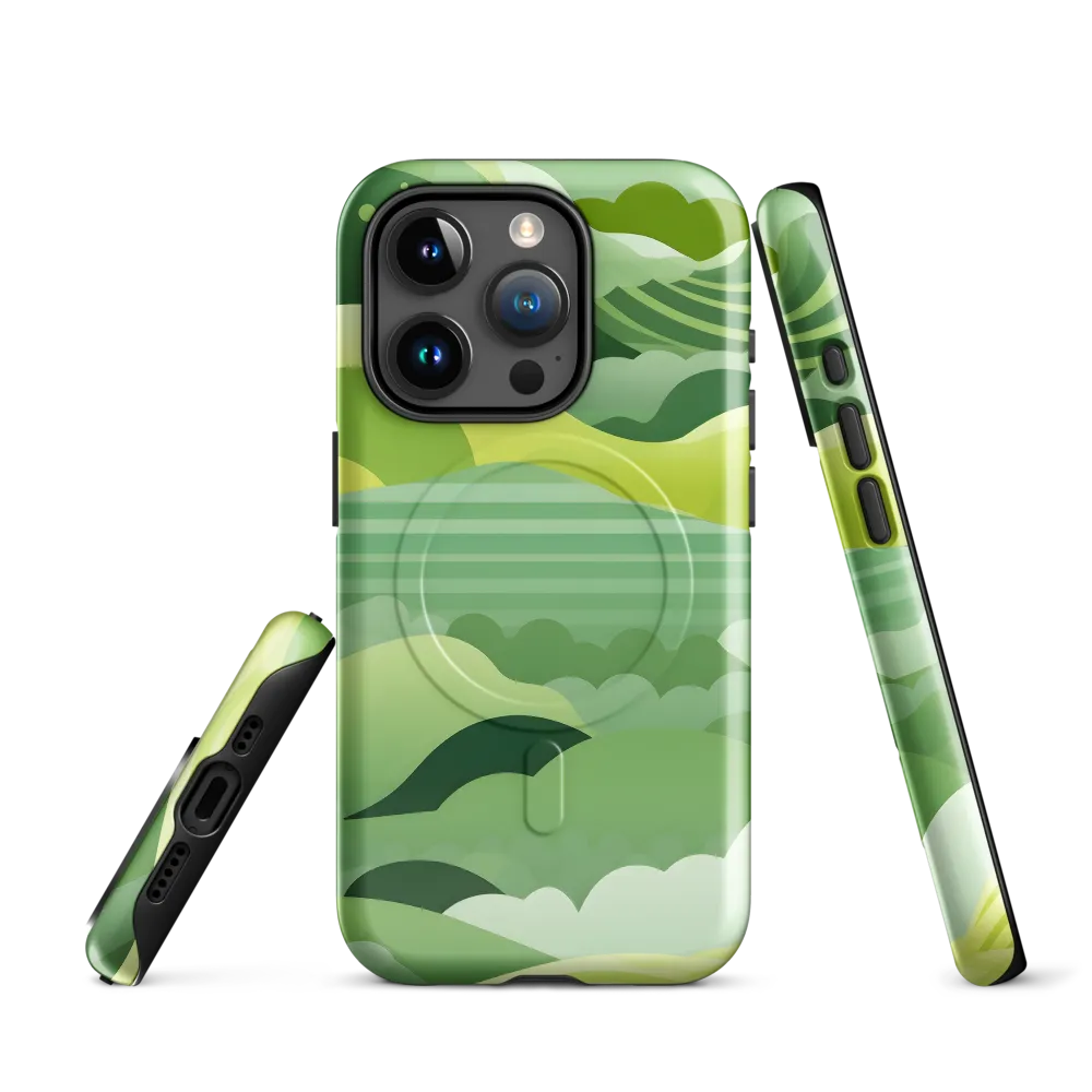 Tranquility in Green Waves