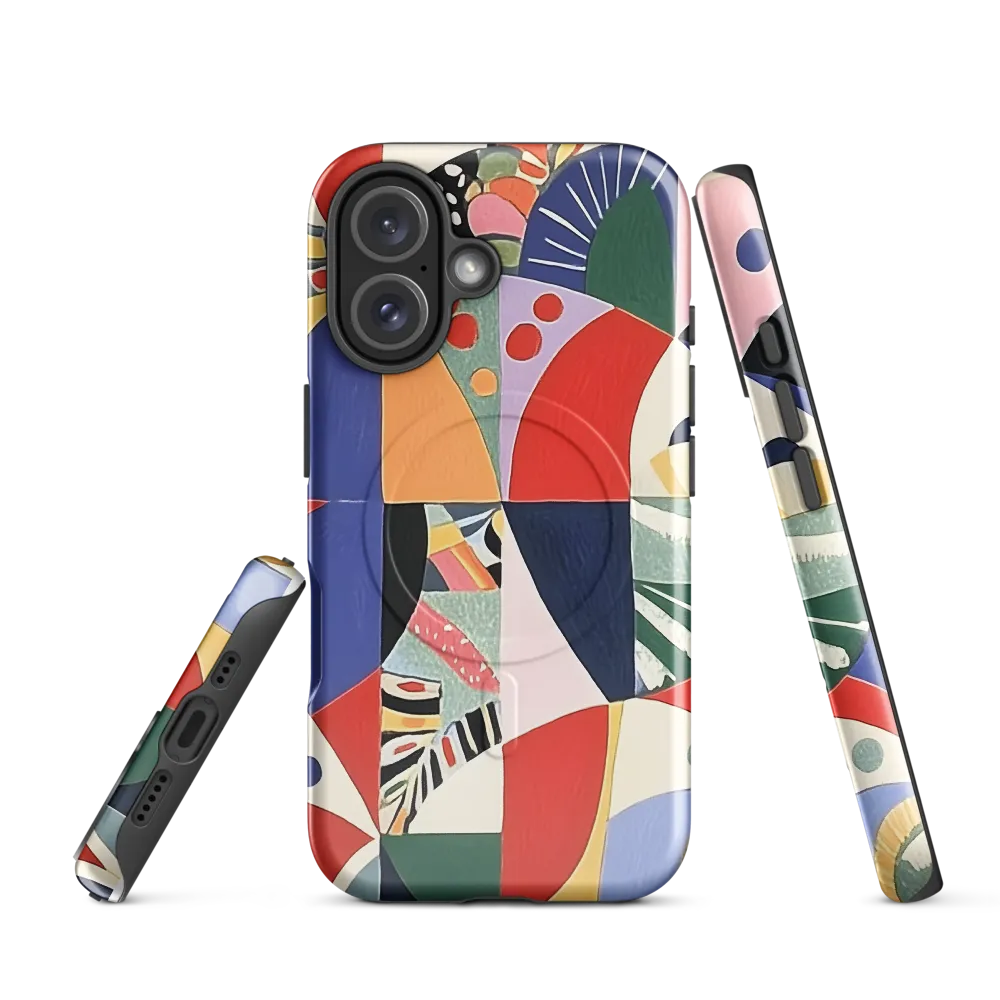 Dynamic Mosaic Symmetry | Phone Case |  16 | MagSafe® Tough Case | Glossy