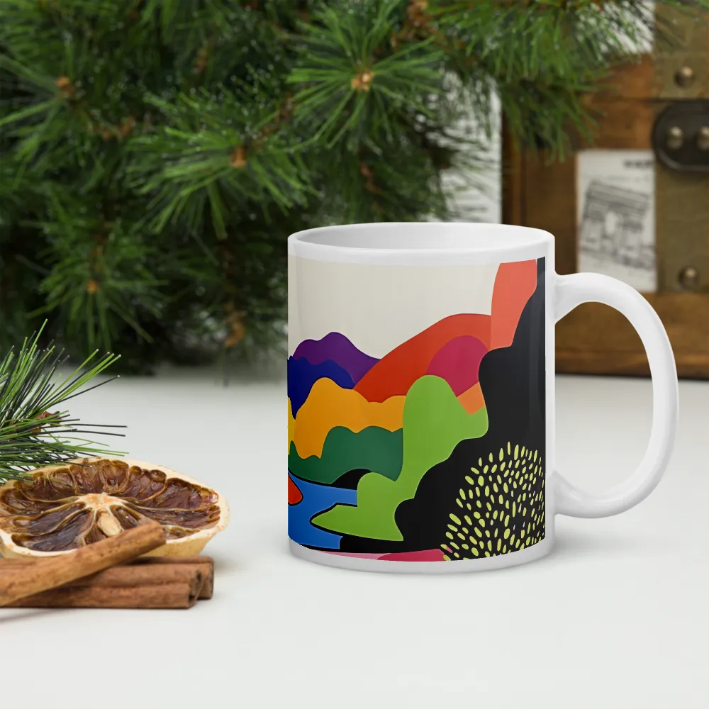 Whimsical Landscape in Color | Mugs | Multiple Sizes & Colors