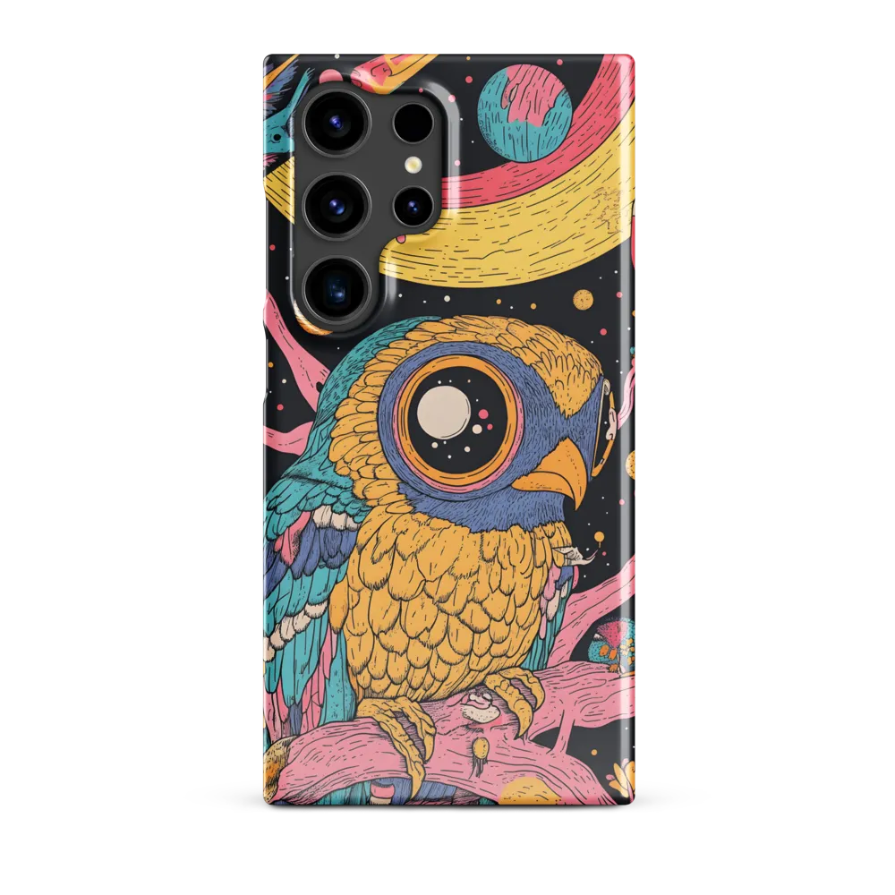 Whimsical Cosmic Owl | Phone Case |  S24 Ultra | Snap Case | Glossy