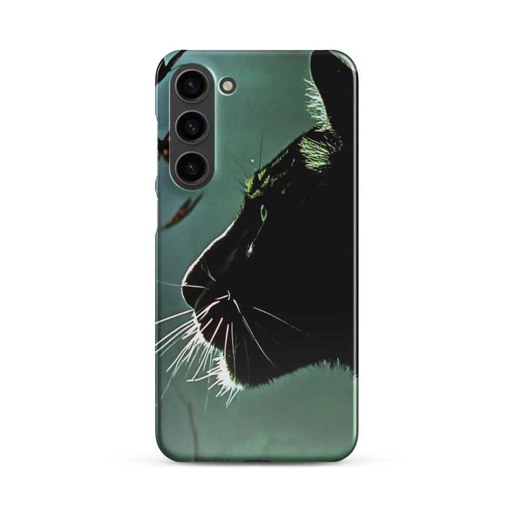 Mystical Encounter: Cat and Butterflies | Phone Case |  S23 Plus | Snap Case | Glossy