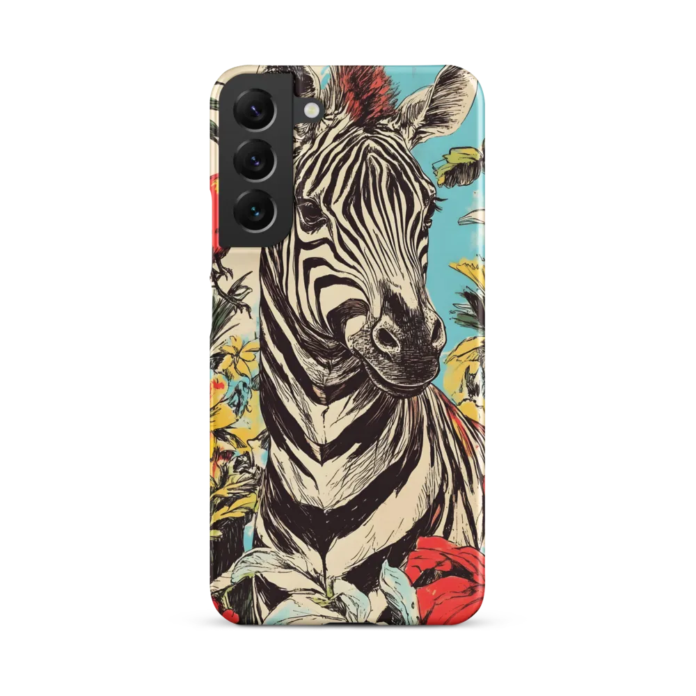 Zebra in Tropical Reverie