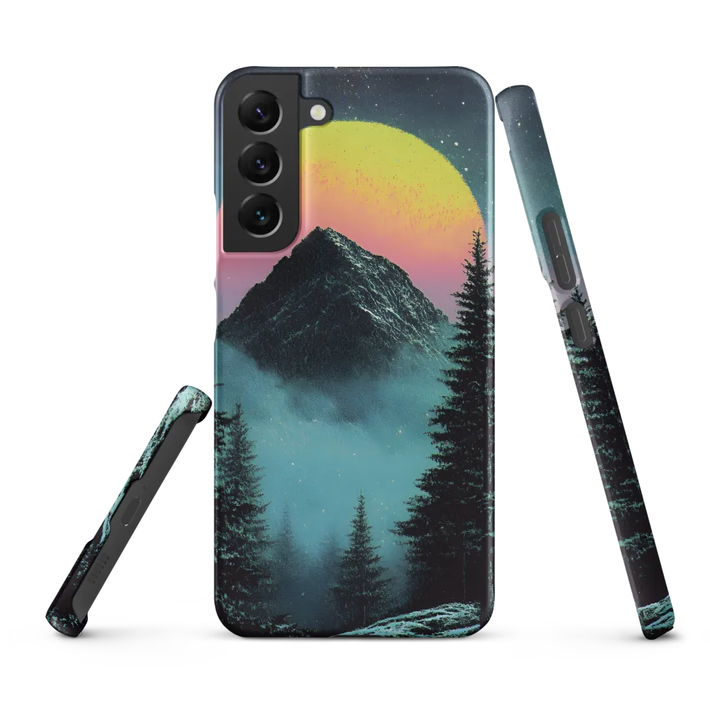 Ethereal Peaks Under Celestial Lights