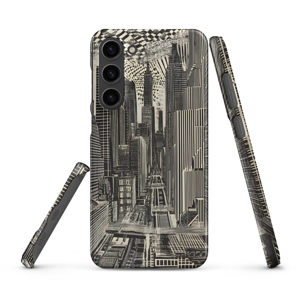 Urban Dreams: A Surreal Cityscape | Phone Case |  S23 Plus | Snap Case | Matte