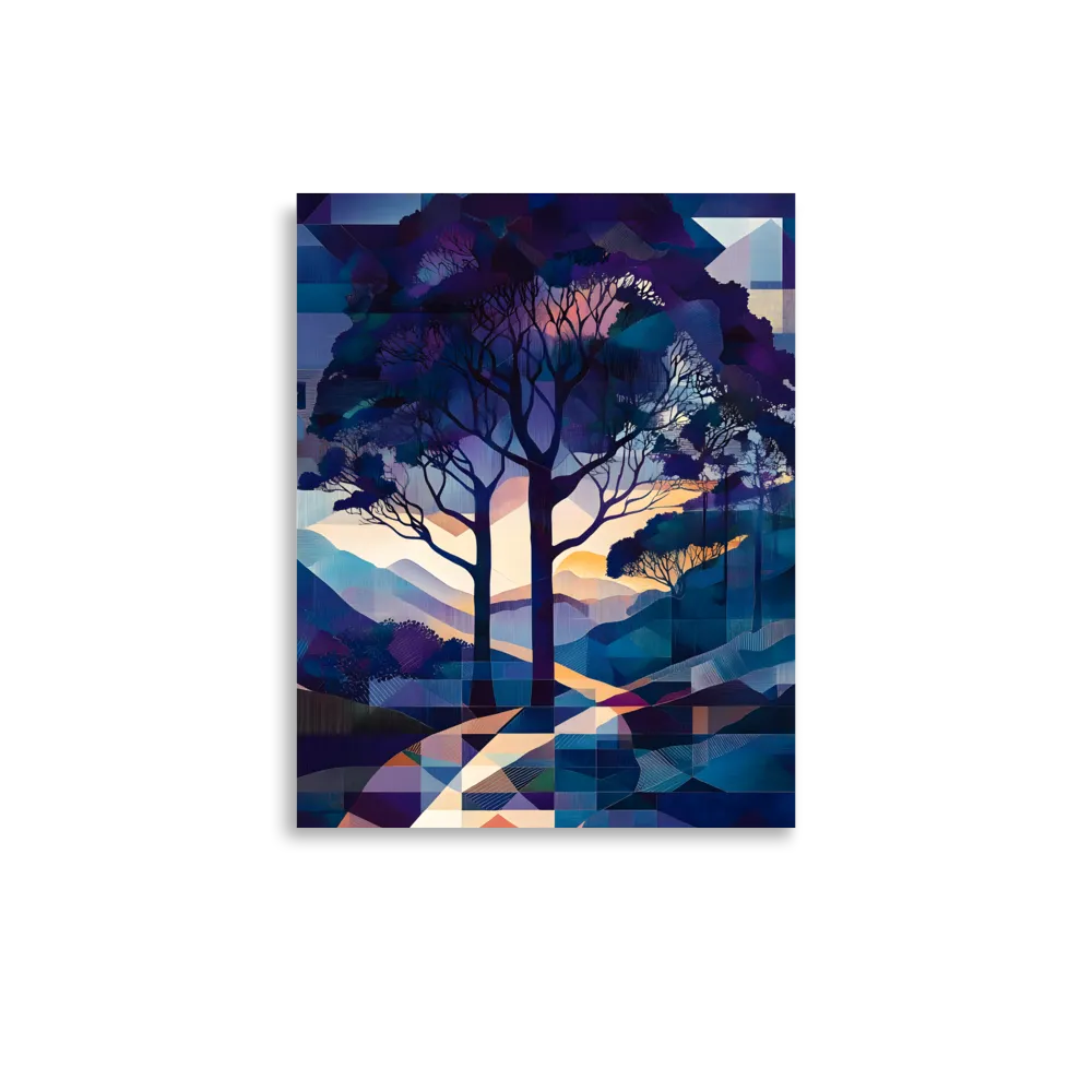 Tranquil Geometry: A Journey Through Color | Poster | 11″×14″