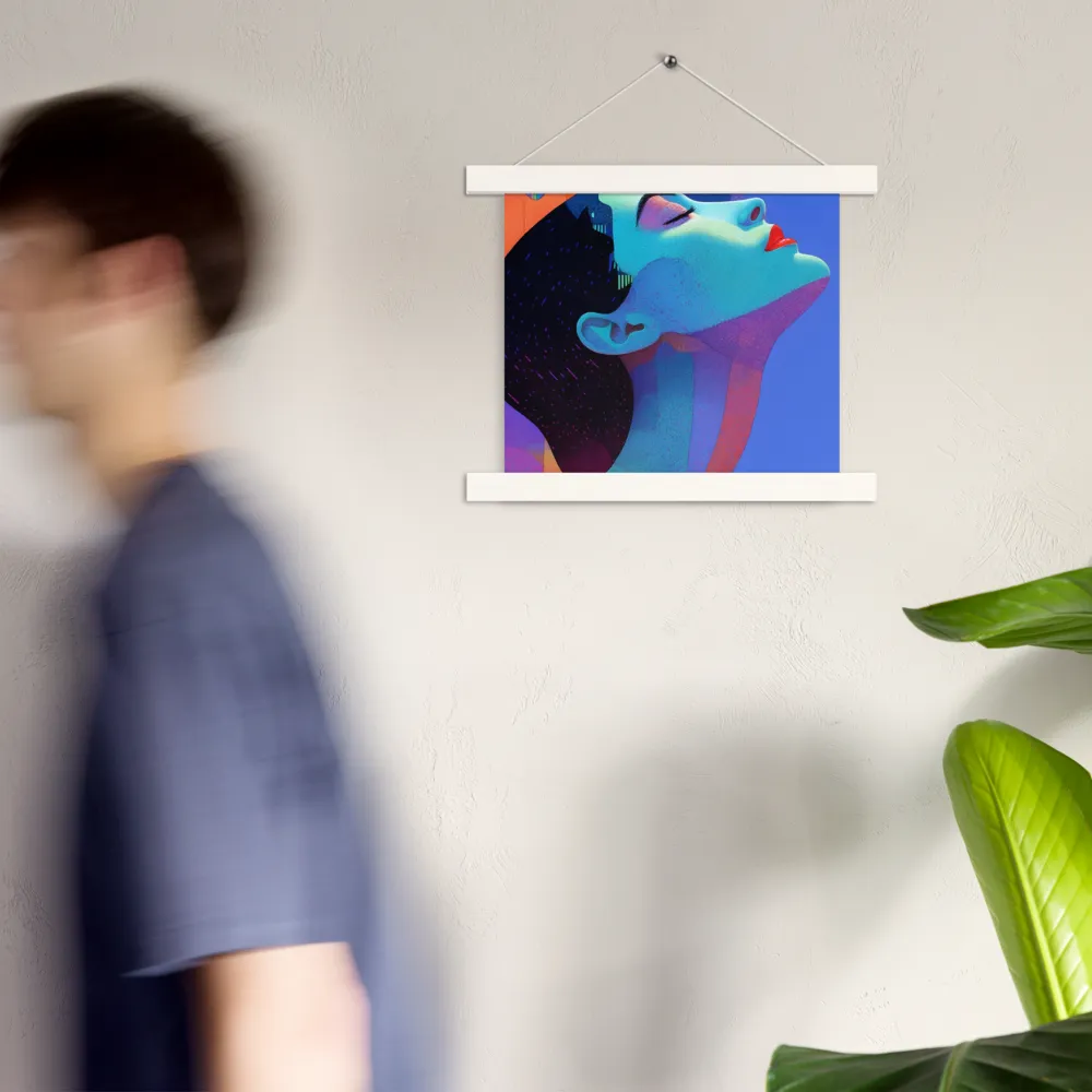 Ethereal Reverie | Poster With White Wood Hanger | 10″×10″