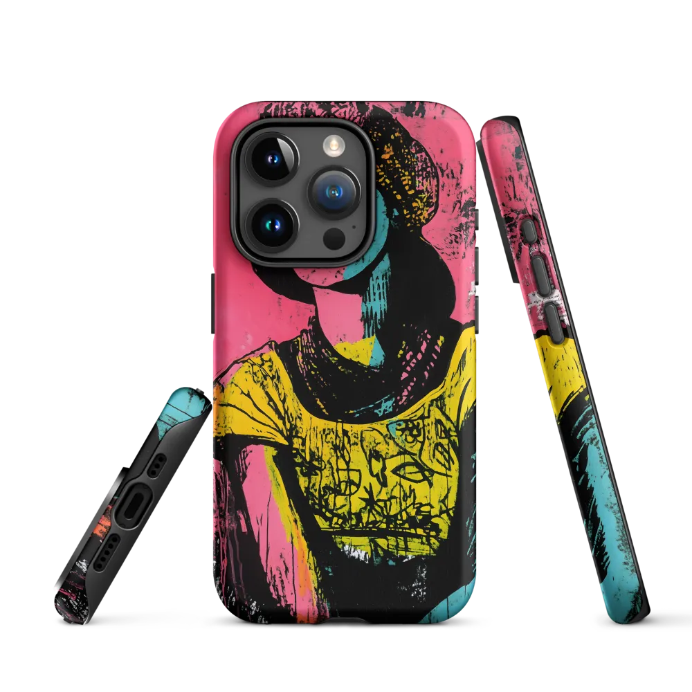 Urban Elegance: A Graffiti Portrait
