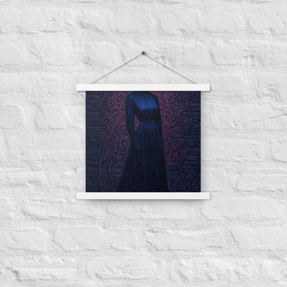 Veil of Enigma | Poster With White Wood Hanger | 14″×14″