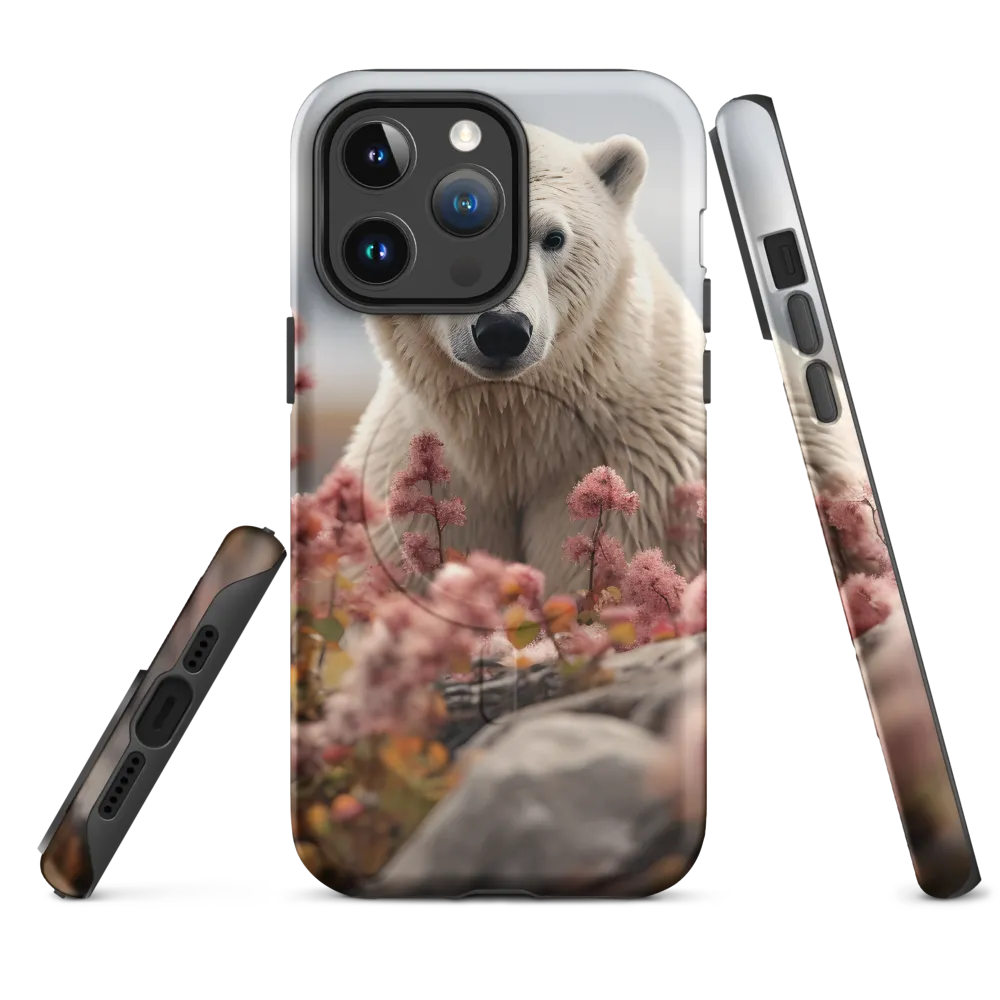 Curiosity Among Blooms: The Polar Bear