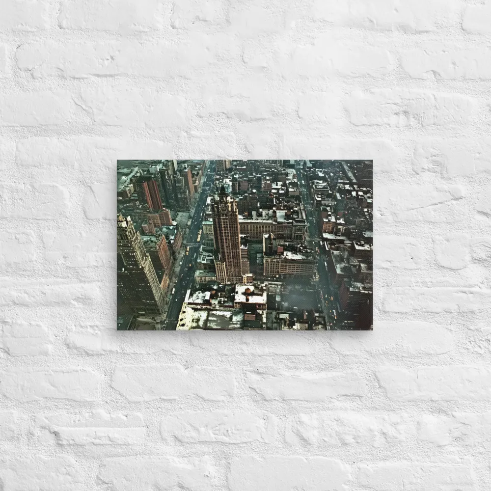 Aerial Symphony of Urban Life | Canvas | 12″×18″