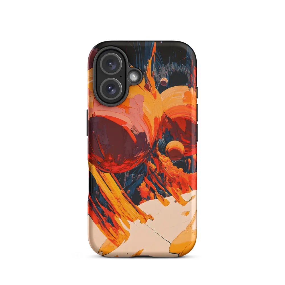 Celestial Fusion: A Cosmic Encounter | Phone Case