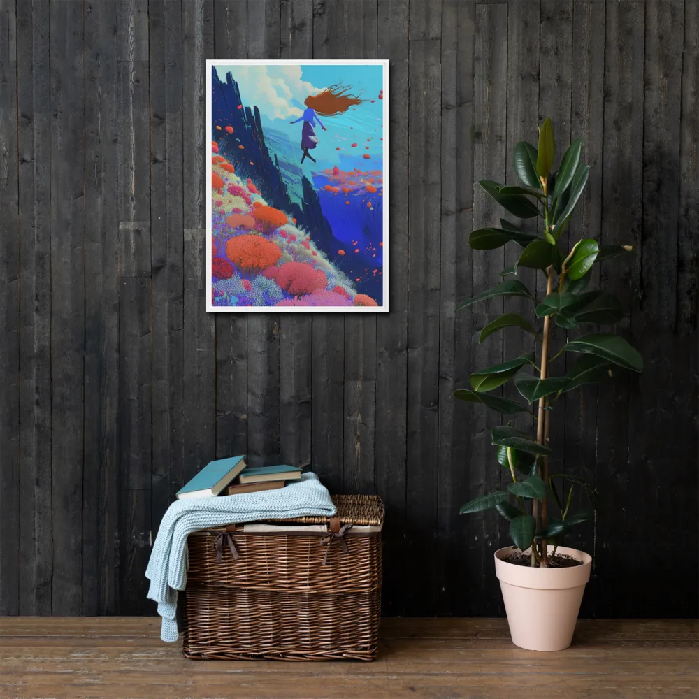 Whispers of Freedom | Canvas with White Frame | 20″×28″