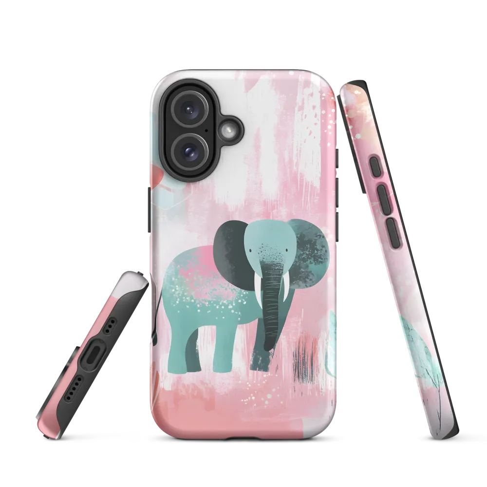 Whimsical Elegance: An Elephant's Serenade | Phone Case