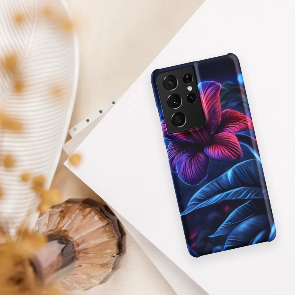 Illuminated Serenity: The Surreal Blossom