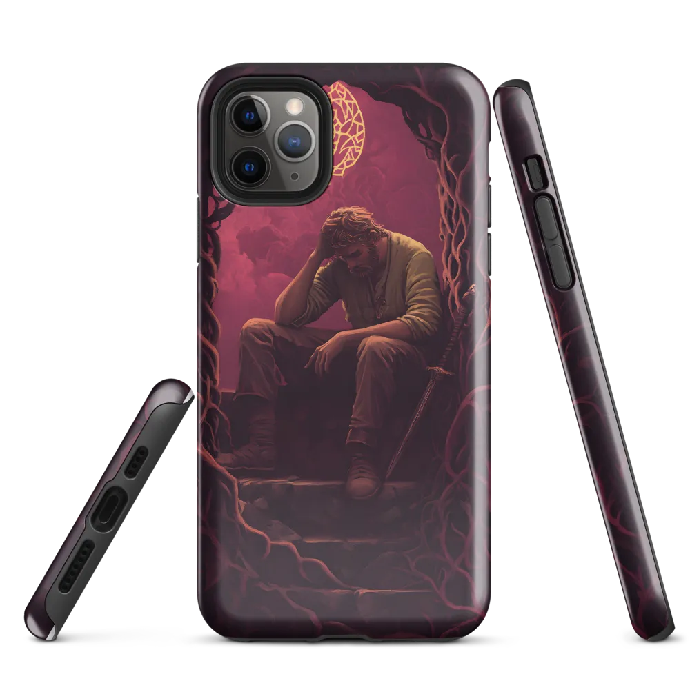 In the Depths of Contemplation | Phone Case |  11 Pro Max | Tough Case | Glossy