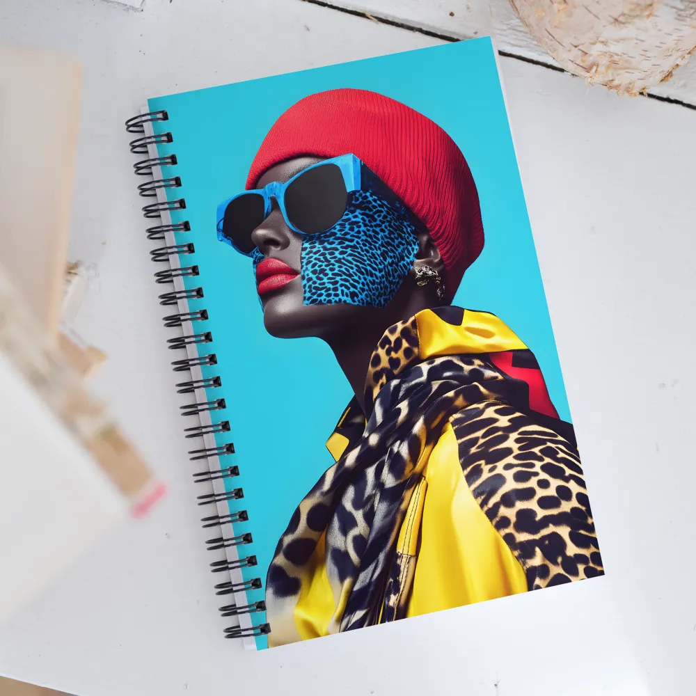 Bold Modernity: A Fashion Portrait | Spiral Notebook