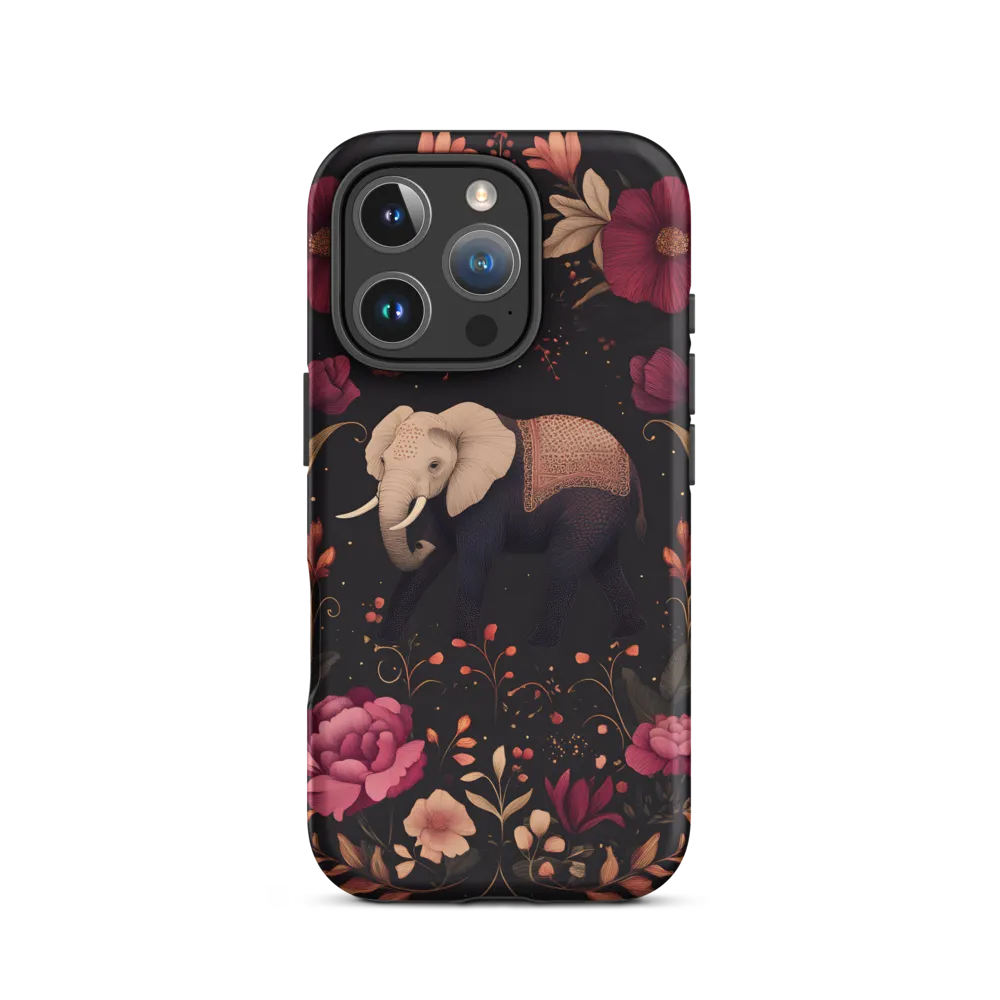 Whispers of the Wild: Elephants and Blooms
