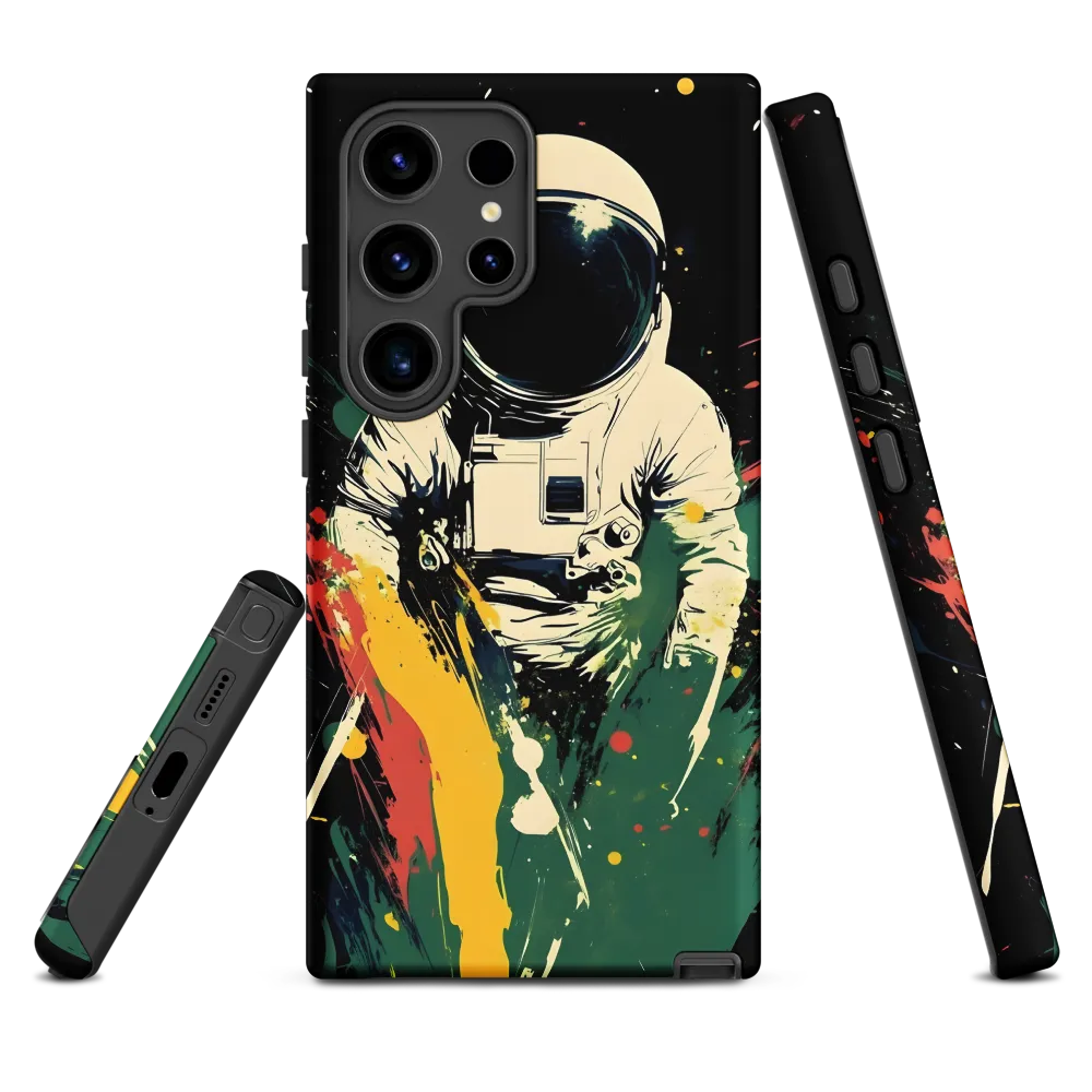Cosmic Splash: The Astronaut's Journey