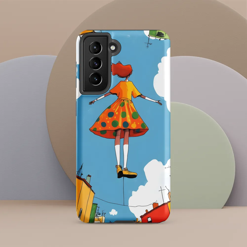 Floating Dreams in a Colorful Sky