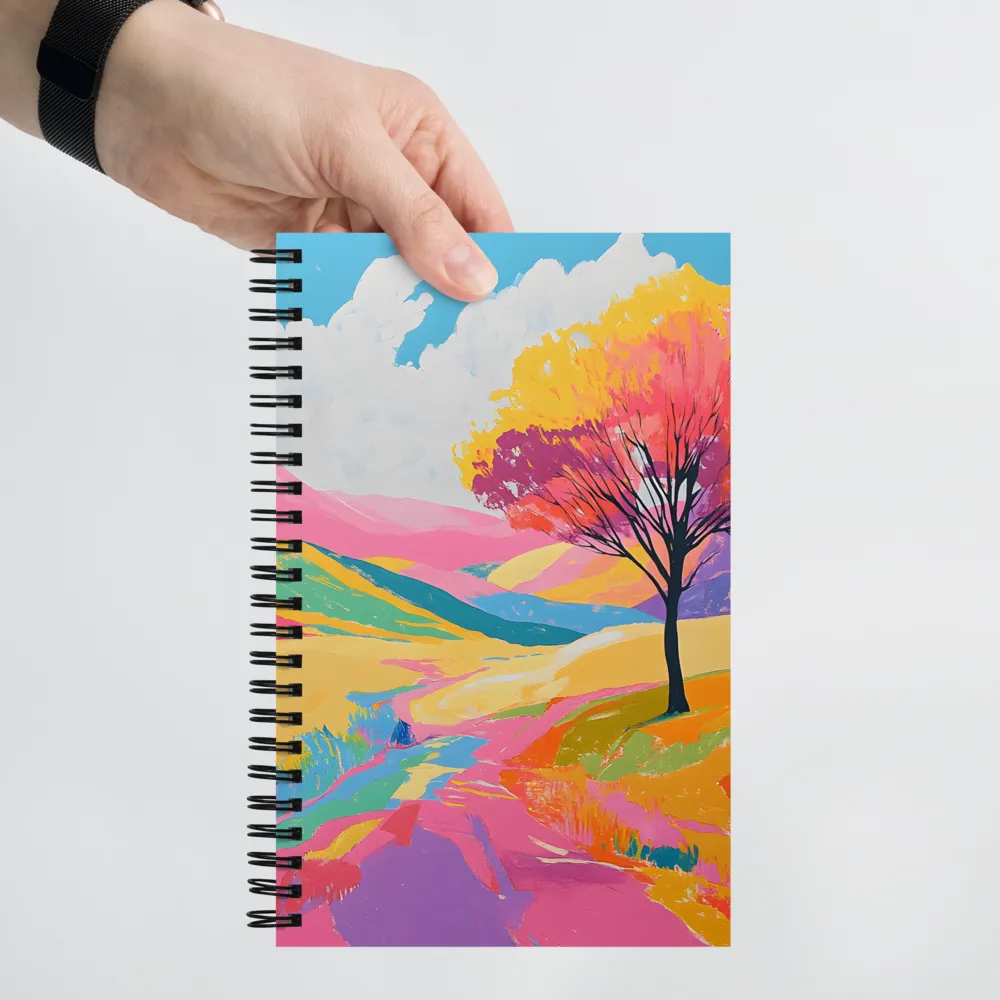 Vibrant Nature's Palette | Spiral Notebook