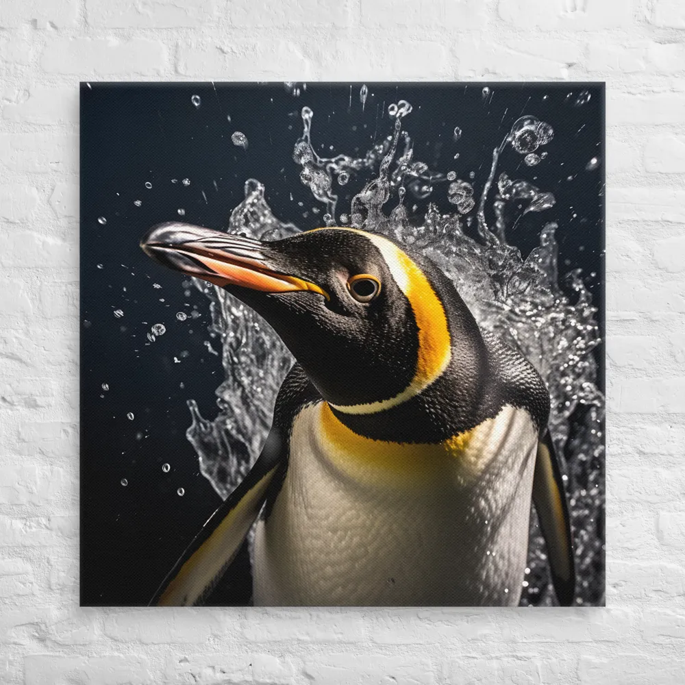 Emerging Majesty: The Penguin in Motion | Art Print