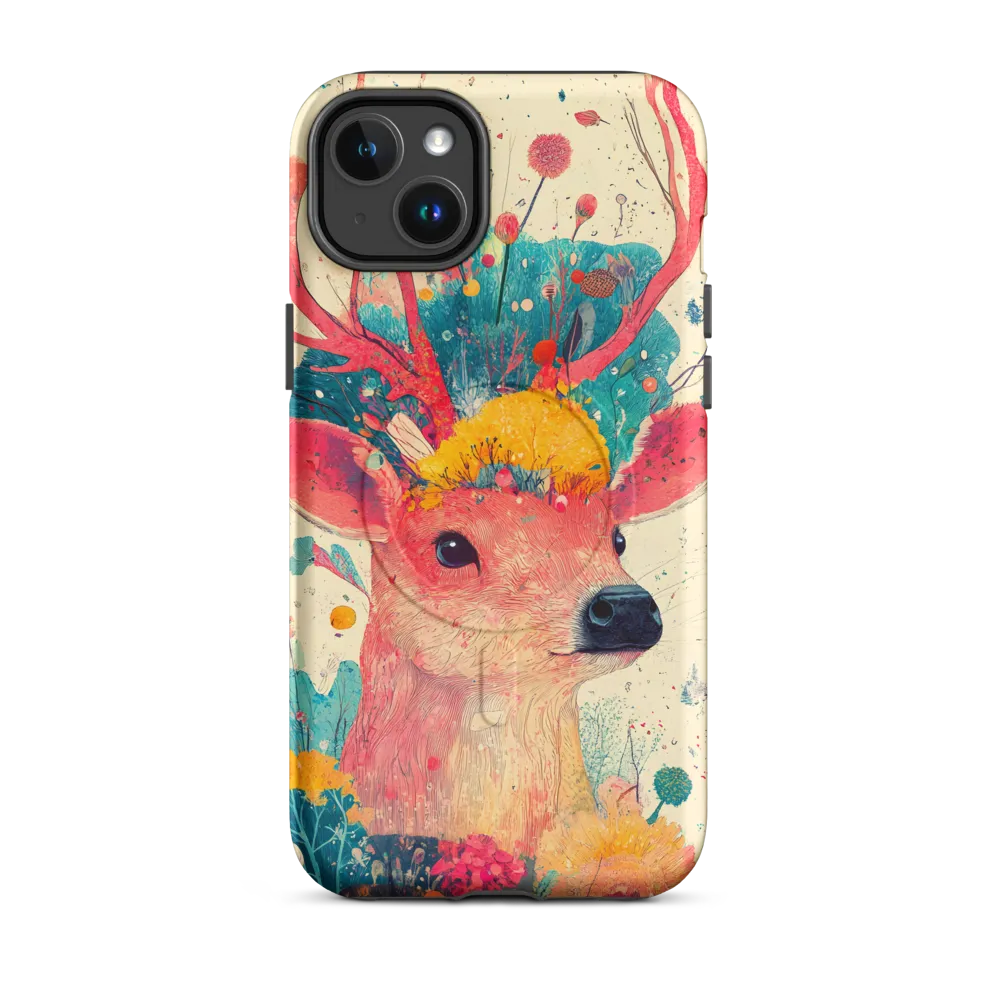 Whimsical Harmony: A Deer in Bloom