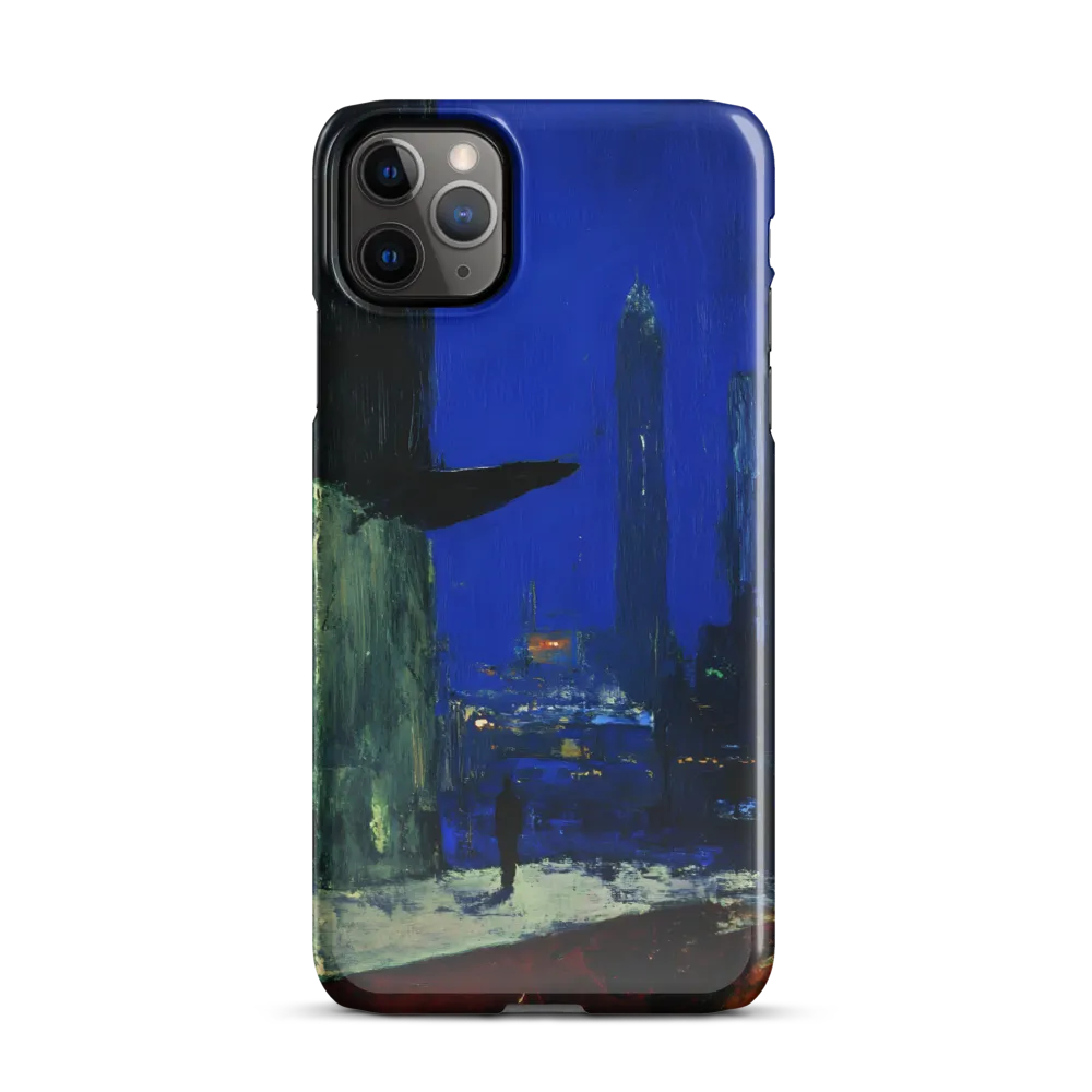 Glimmering Solitude: A Nightscape | Phone Case |  11 Pro Max | Snap Case | Glossy