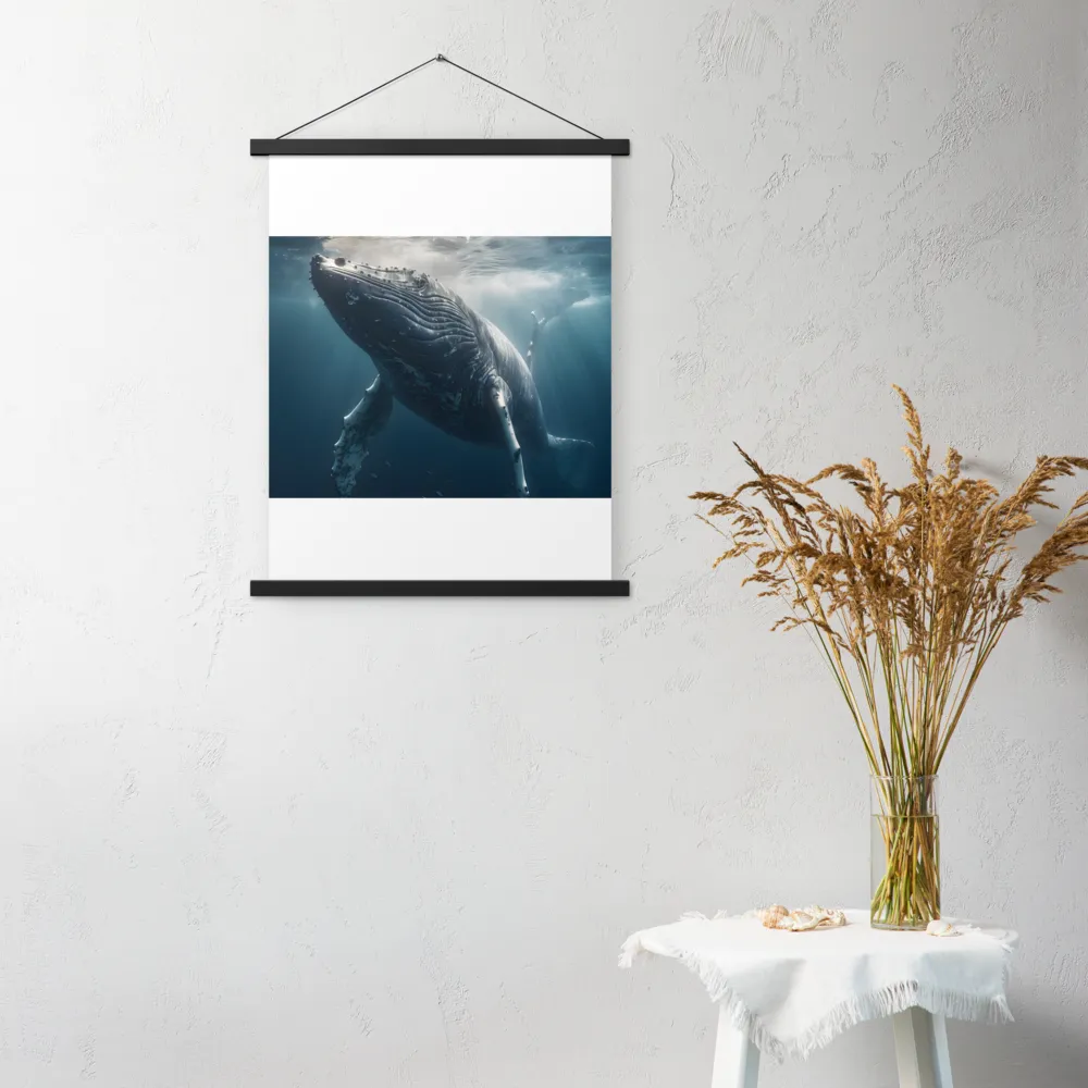 Graced by the Depths | Poster With Black Wood Hanger | 18″×24″