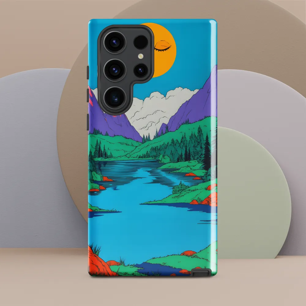Whimsical Serenity in Vibrant Colors