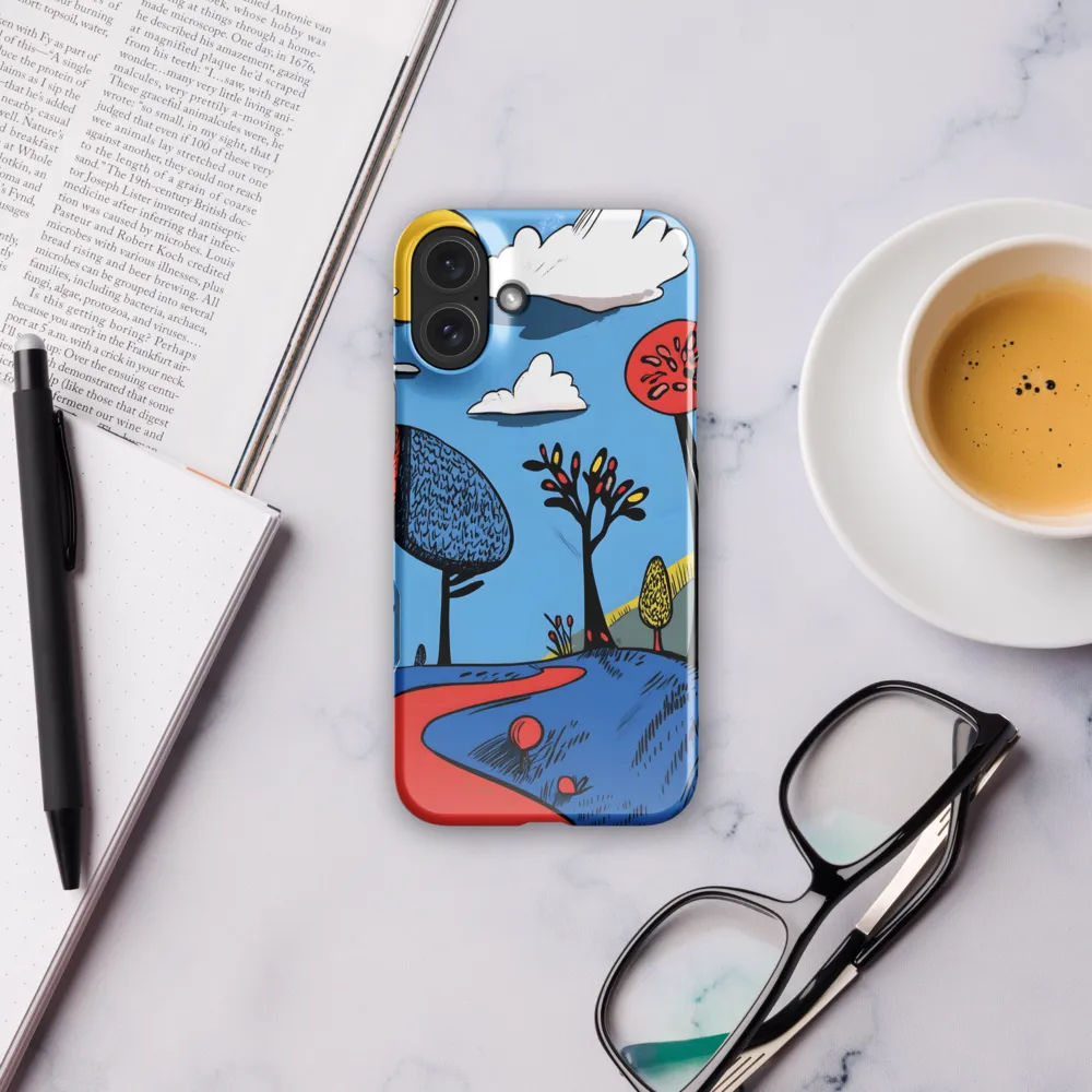 Whimsical Pathways Through a Colorful Landscape