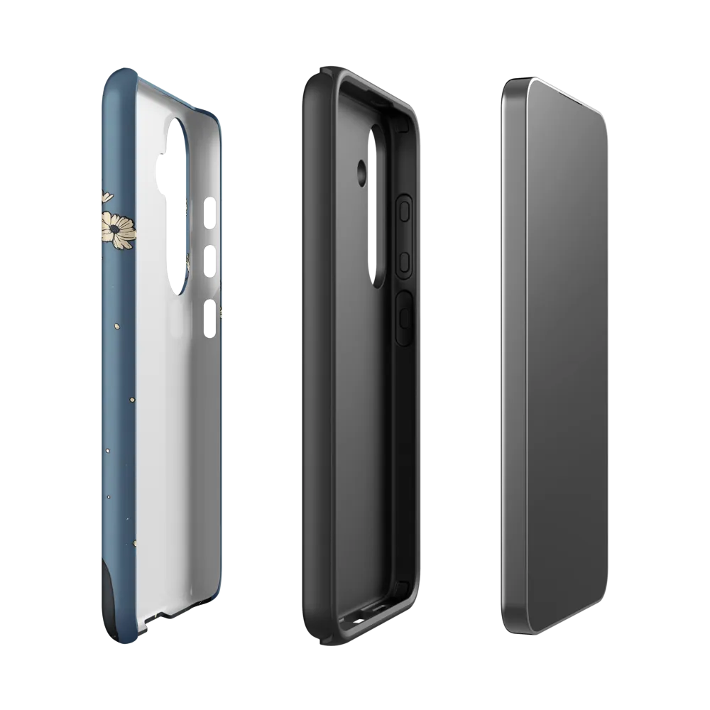 Floral Serenity: A Portrait of Tranquility | Phone Case |  S24 | Tough Case | Matte