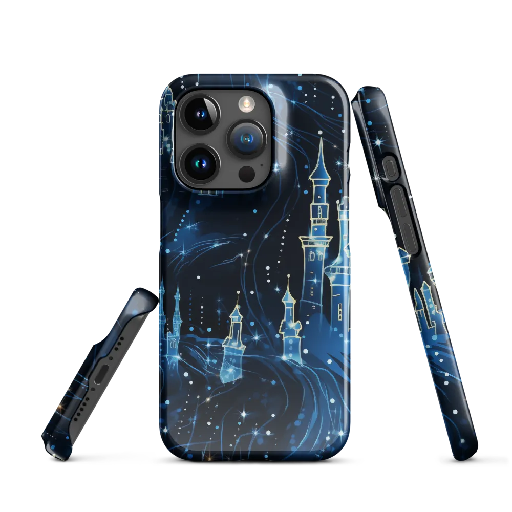 Dreamy Castles in a Starry Sky | Phone Case |  15 Pro | Snap Case | Glossy