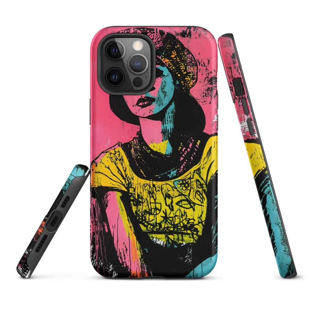 Urban Elegance: A Graffiti Portrait