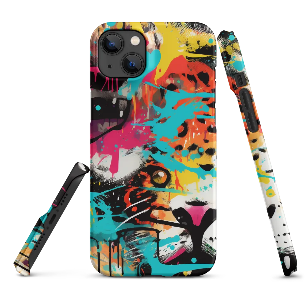 Fierce Fusion: Tiger and Lion in Graffiti