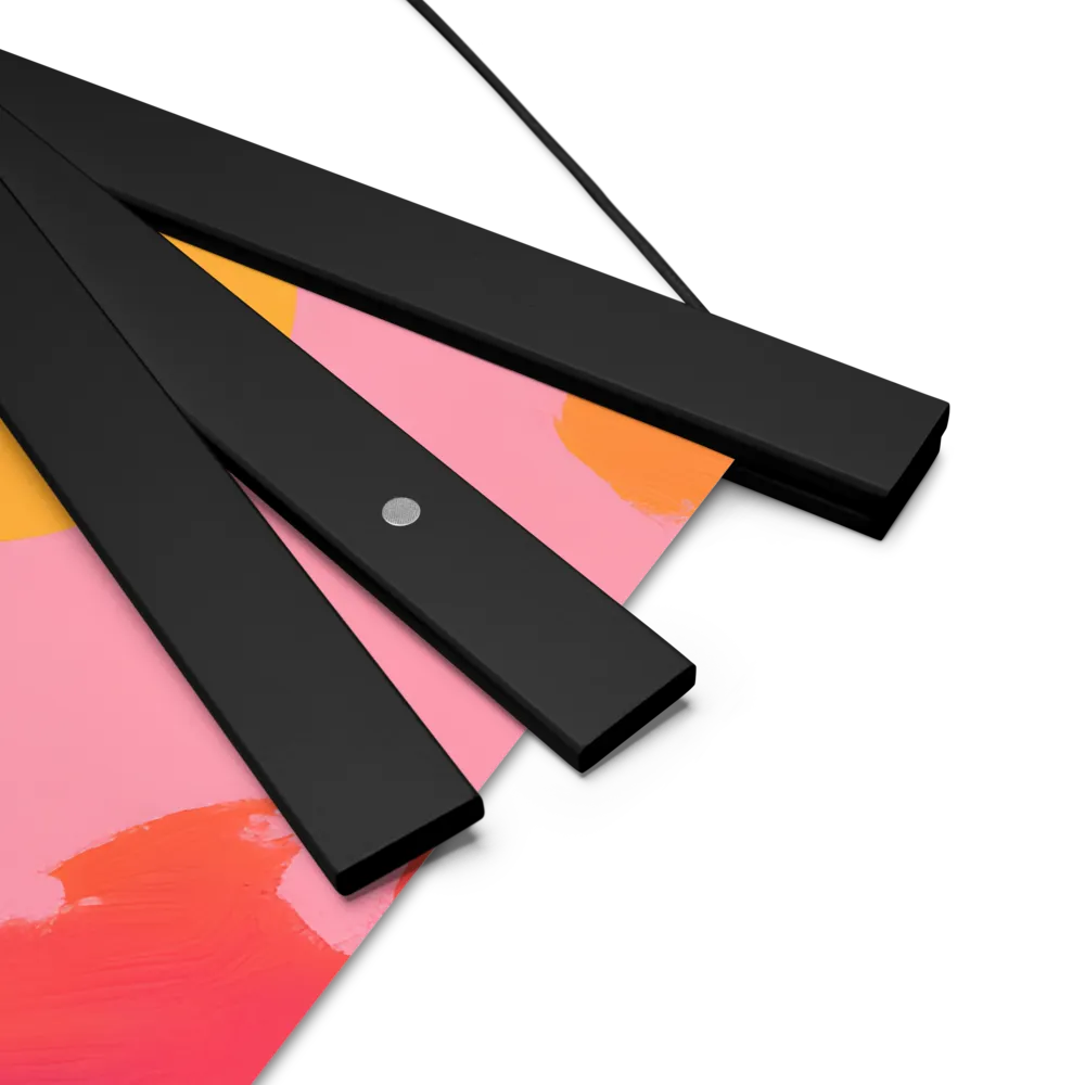 Whispers of the Sun | Poster With Black Wood Hanger | 14″×14″