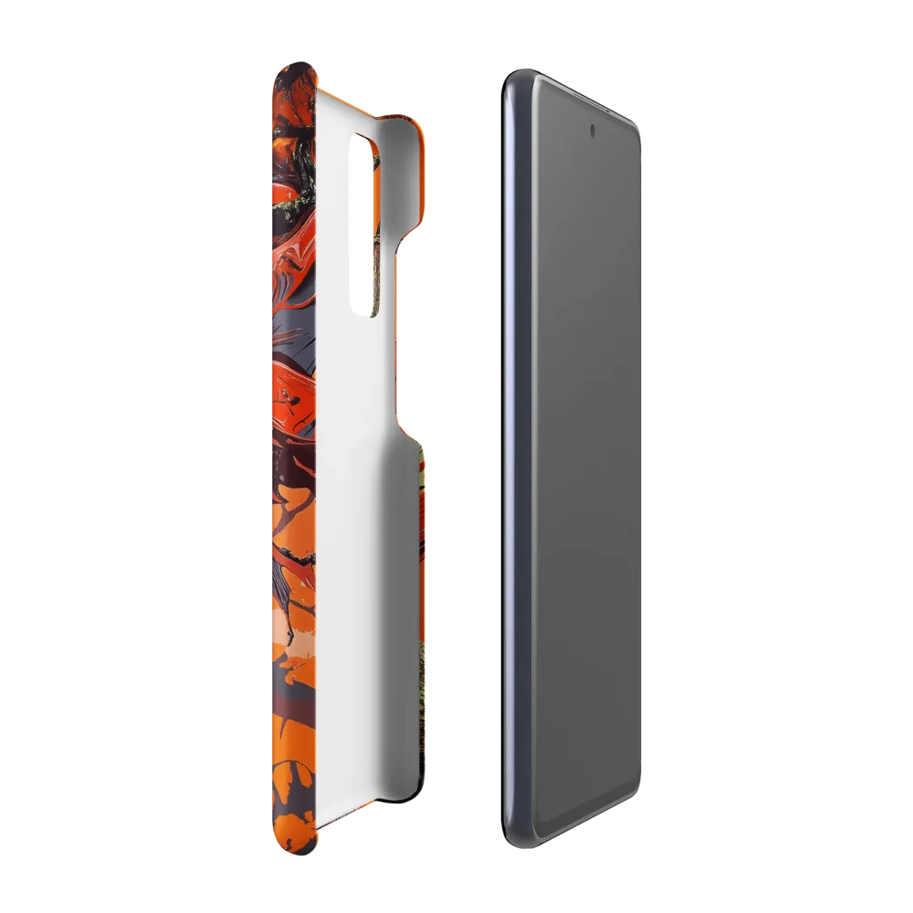 Life in Motion: An Abstract Tree | Phone Case |  S20 FE | Snap Case | Matte
