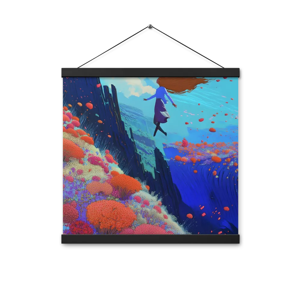 Whispers of Freedom | Poster With Black Wood Hanger | 16″×16″