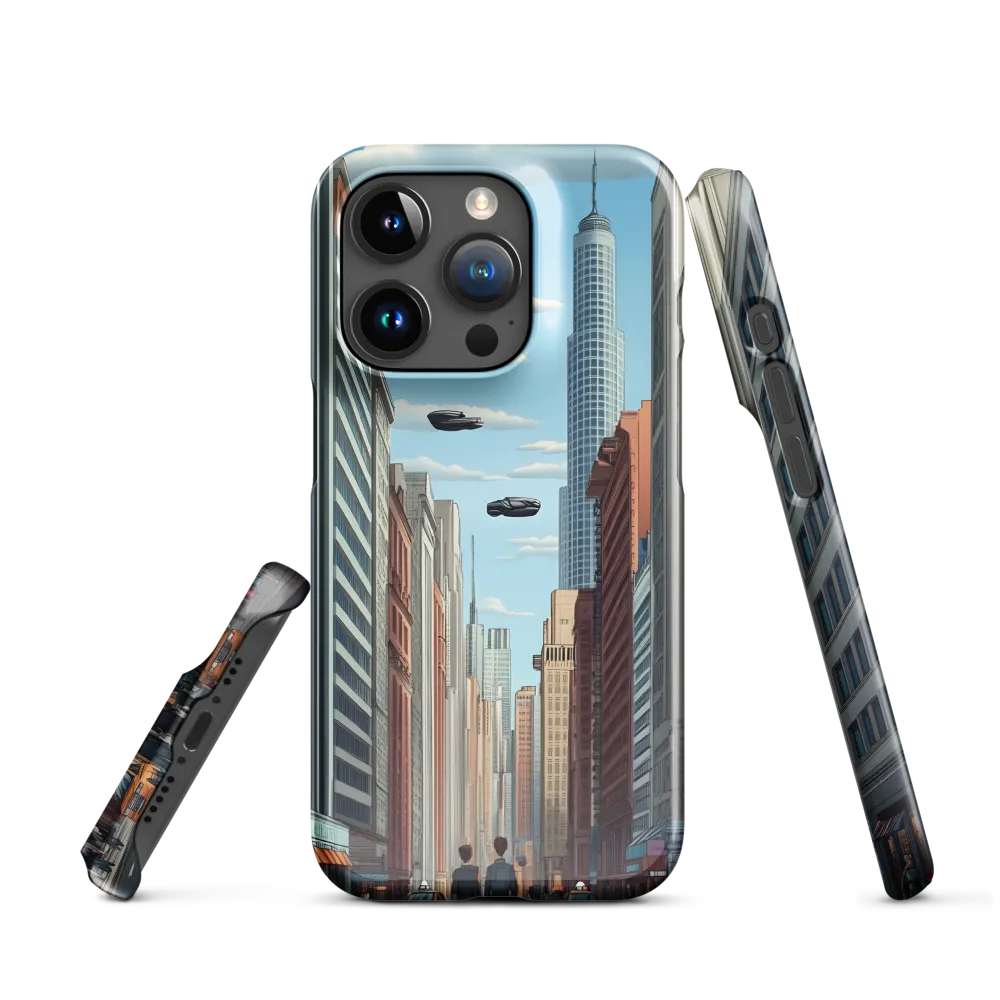 Futuristic Stroll through the Urban Skyline
