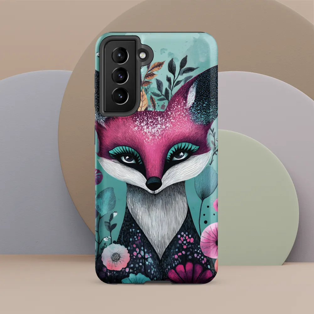 Whimsical Fox Among Blossoms